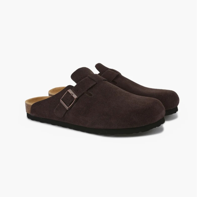 Zaviel Suede Clogs