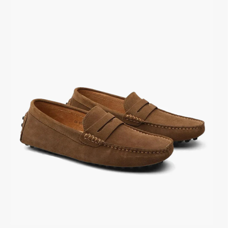Zaviel Suede Driver Loafers