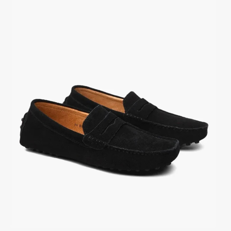 Zaviel Suede Driver Loafers