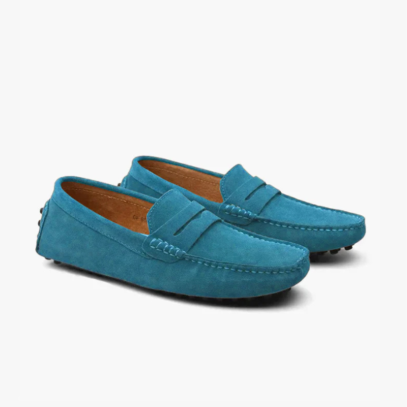 Zaviel Suede Driver Loafers