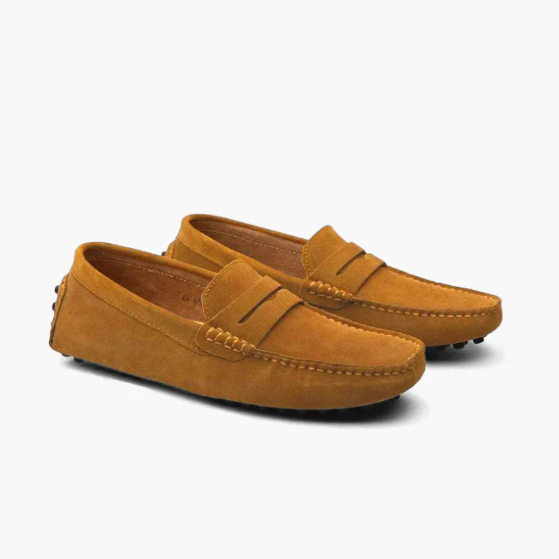 Zaviel Suede Driver Loafers