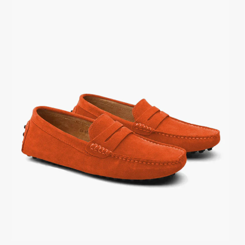 Zaviel Suede Driver Loafers