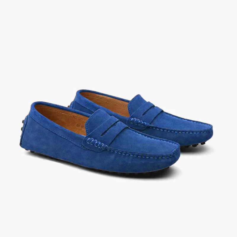 Zaviel Suede Driver Loafers
