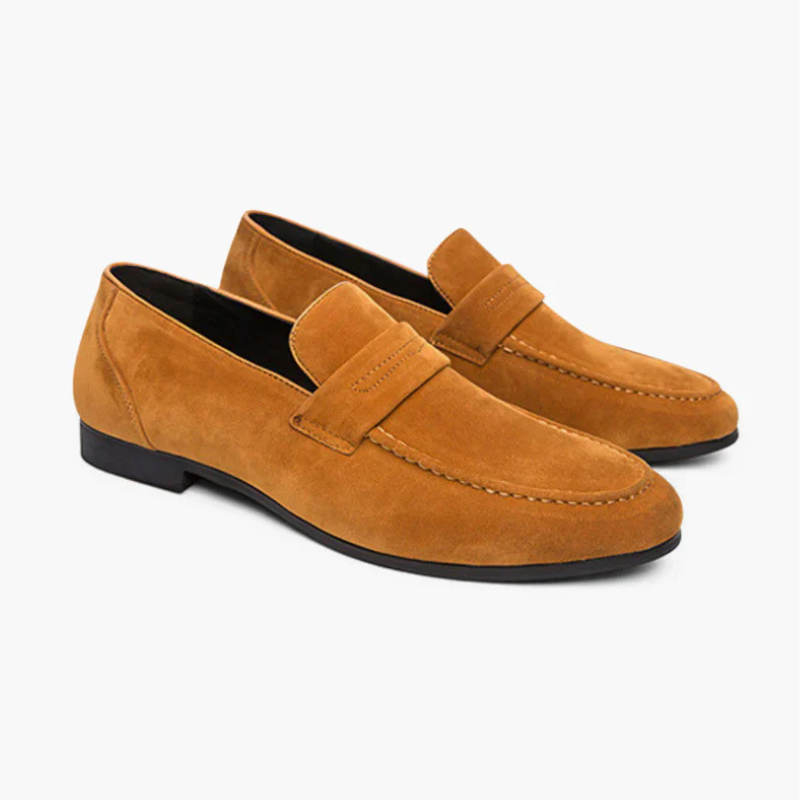 Zaviel Suede Penny Loafers