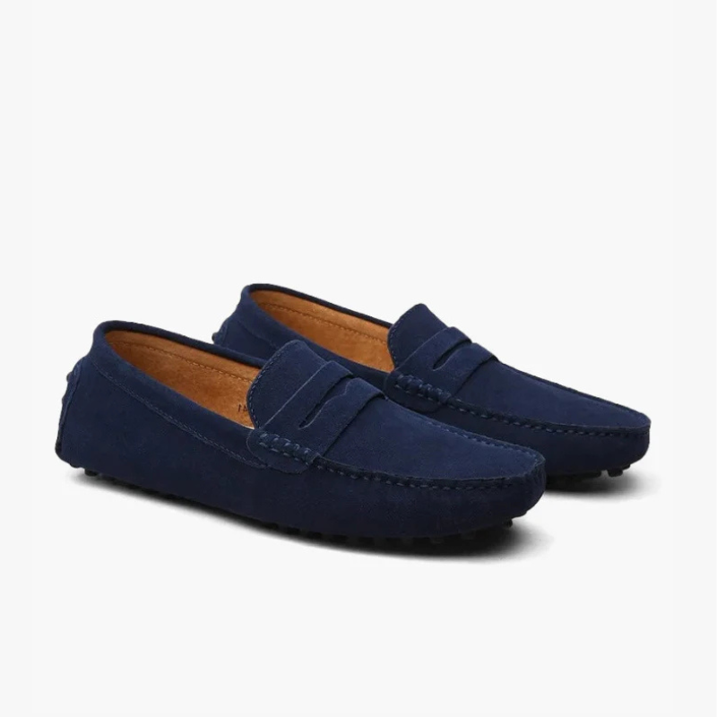 Zaviel Suede Driver Loafers