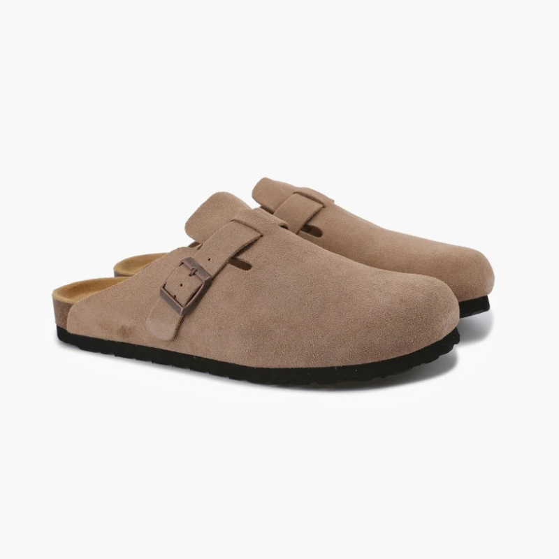 Zaviel Suede Clogs